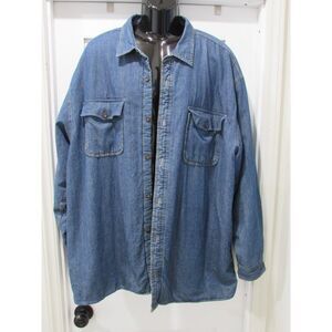 Levi's Sherpa Lined Denim Shacket Shirt Men XXXL